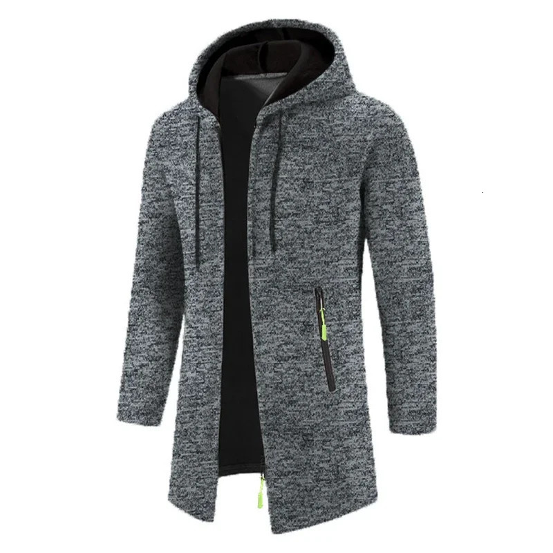 Sweatwear Mens Hoodies Long Sleeve Sweatshirts for Men Zipper Hooded Mens Oversize Winter Top Jacket Coat Black Sweater 251023