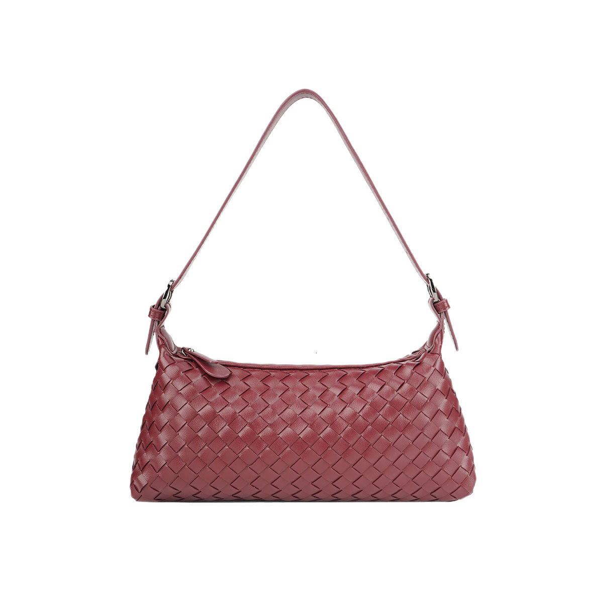 Luxury Brand Designer Bag HERMIN Woven Bag High-End Feel Women's Underarm Baguette Bag Shoulder Bag Women's Handbag Crossbody Bag 5003