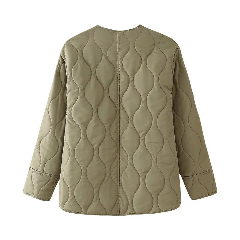 MUJER Quilted Jacket Women Parkas Long Sleeve Padded Coat Woman Warm Winter Woman Coats Casual Demiseason Jacket for Women 251020