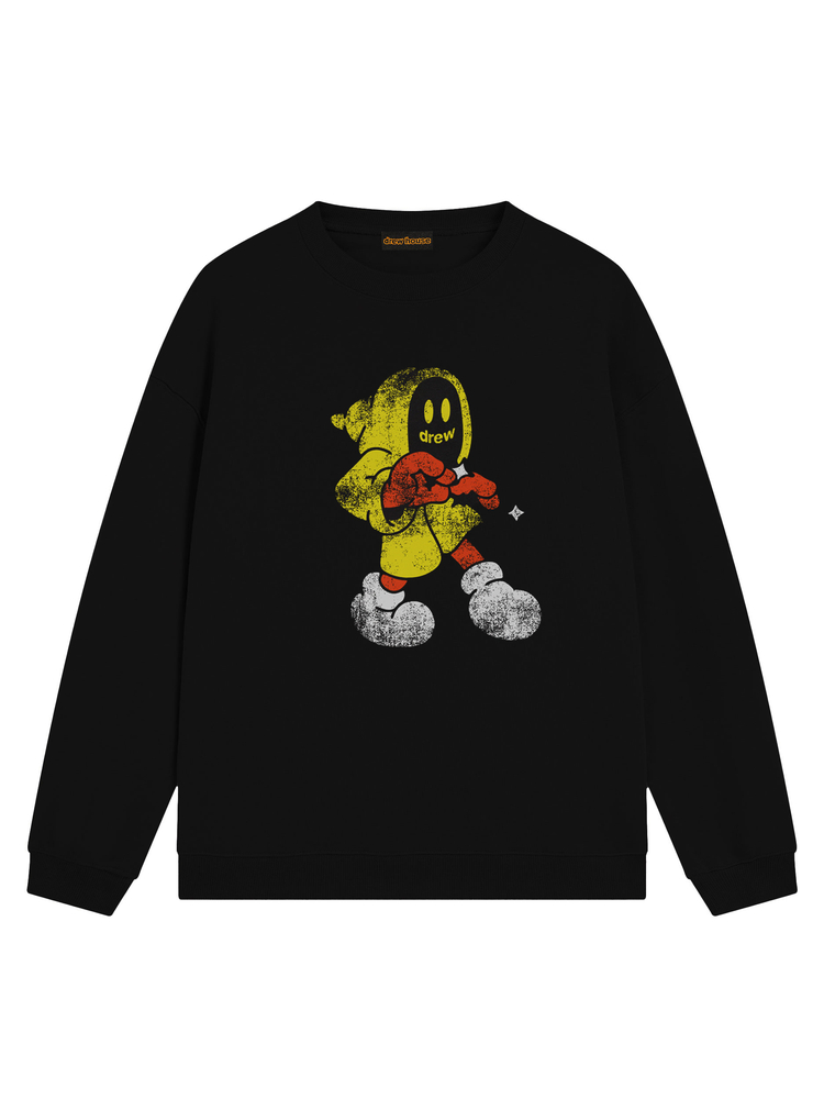 Drew House Smiley Face cartoon devil Good Sweatshirts