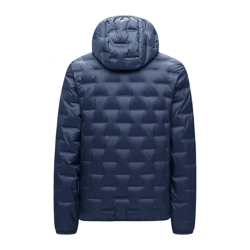 LNGXO Down Jacket Men Camping Hiking Mountaineering Lightweight Padding Coat Winter Waterproof Windproof Warm Hooded Windbreaker 251020