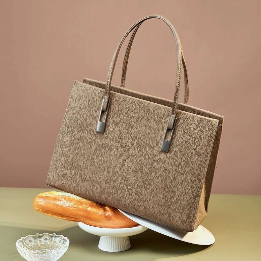 Luxury bag Genuine Leather Large Capacity Commuting New Top Layer Cowhide Tote Bag Fashion Versatile Women s Handbag