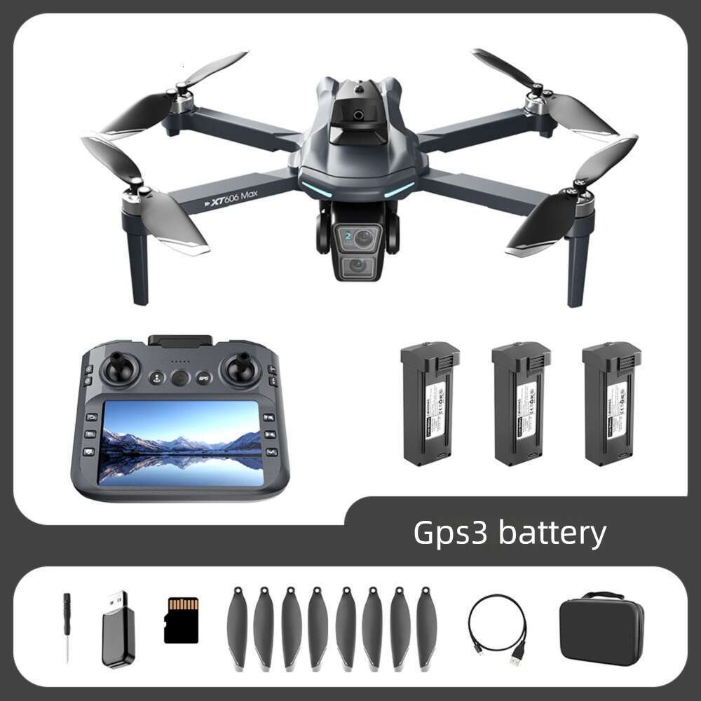 XT Drone With Screen Brushless Motor HD Aerial Photography GPS Intelligent Positioning Remote Control Aircraft