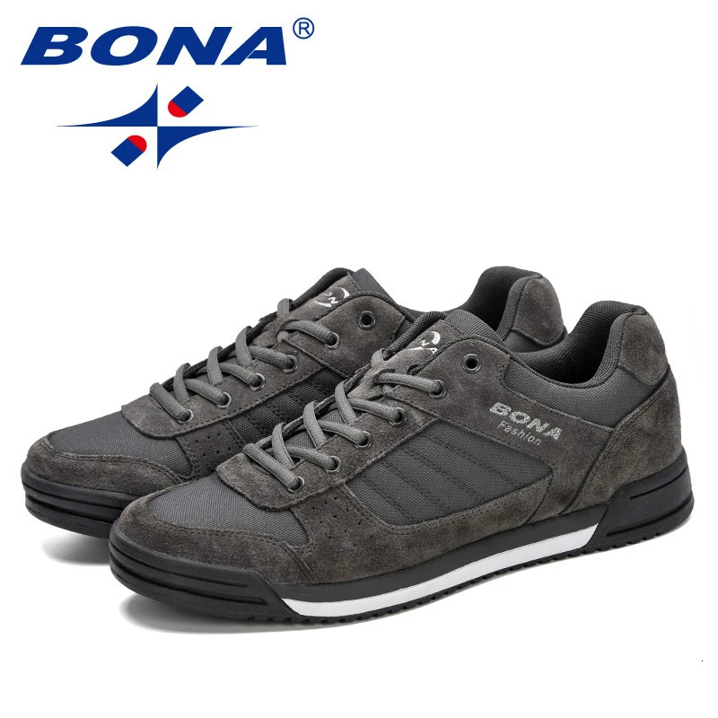 BONA Men Skateboarding Shoes Unisex Sport Sneakers Male Trainers Breathable Basket Shoes Zapatillas Mujer Chaussures Homme 251023