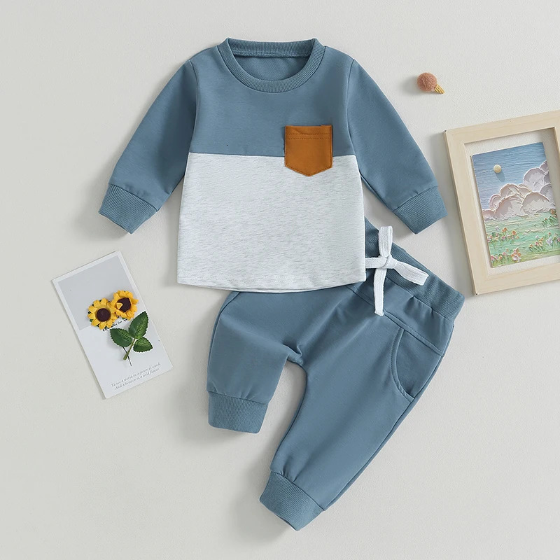 Toddler Boys Winter Outfits Warm Hooded Jacket and Fleece Pants Set for Baby Boys 2 Piece Clothing Set 251023