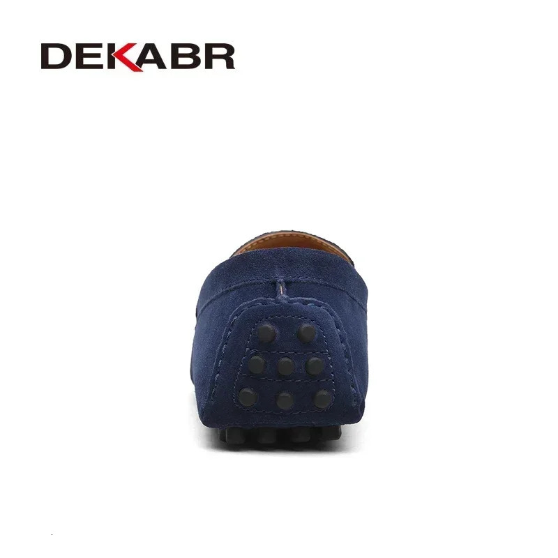DEKABR Size 49 Men Casual Shoes Fashion Men Shoes Genuine Leather Men Loafers Moccasins Slip On Mens Flats Male Driving Shoes 251023