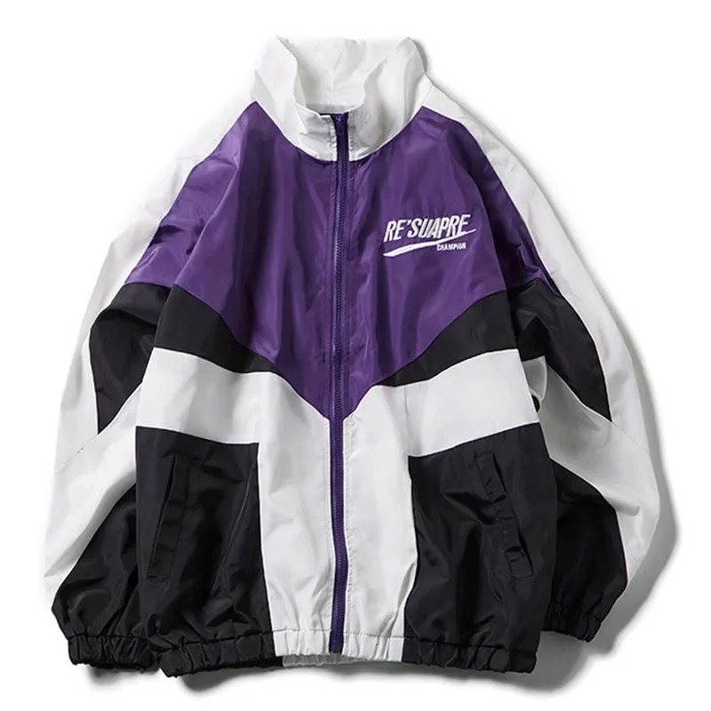 College Style Varsity Jacket Mens Spring Letter Embroidery Bomber Jacket Casual Street Loose Patchwork Zipper Coat Couple 251023