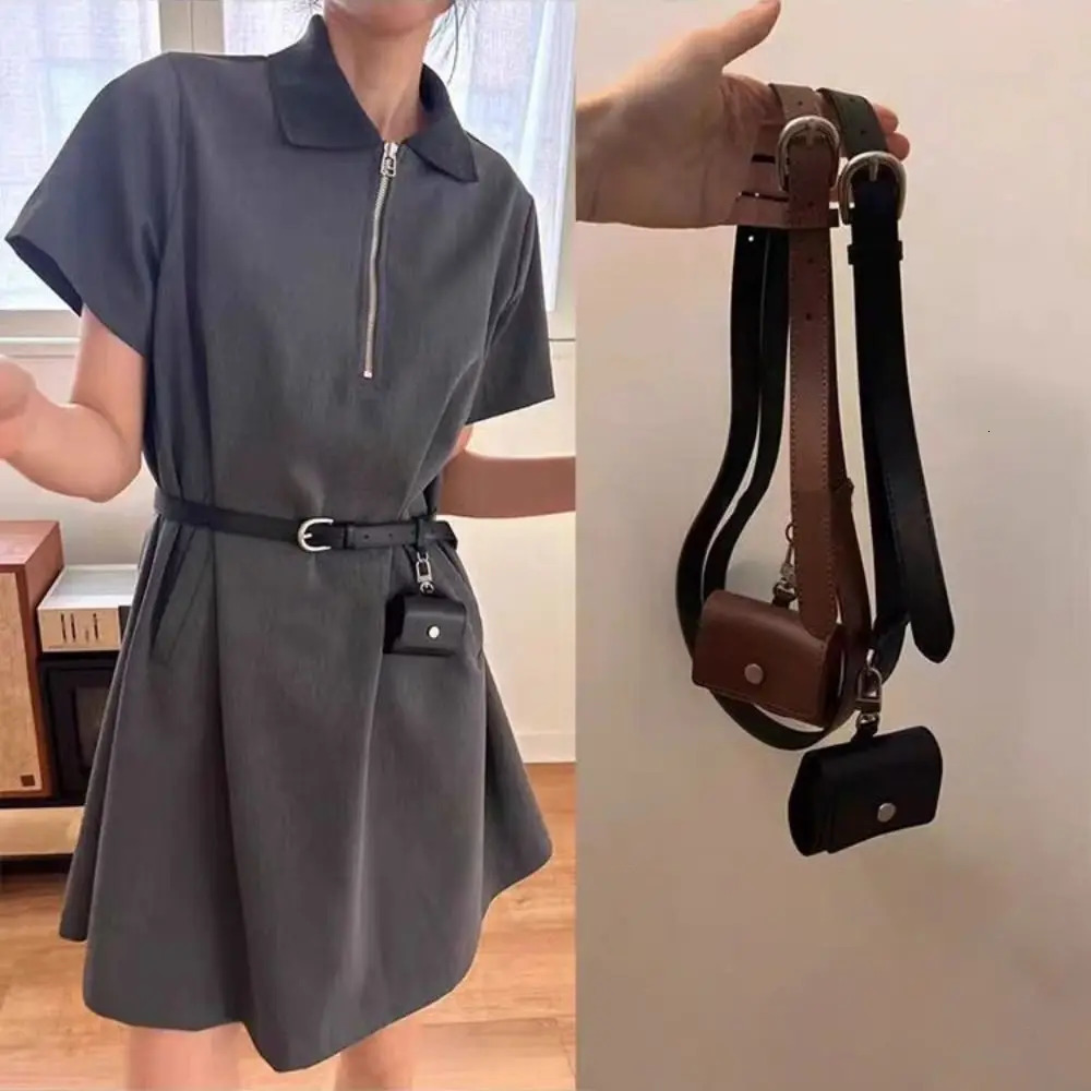 Elegant Mini Handbag Waist Bag Detachable Adjustable Waist Belt Leather Crossbody Bag Women 251023