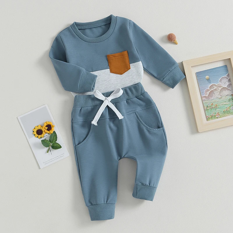 Toddler Boys Winter Outfits Warm Hooded Jacket and Fleece Pants Set for Baby Boys 2 Piece Clothing Set 251023