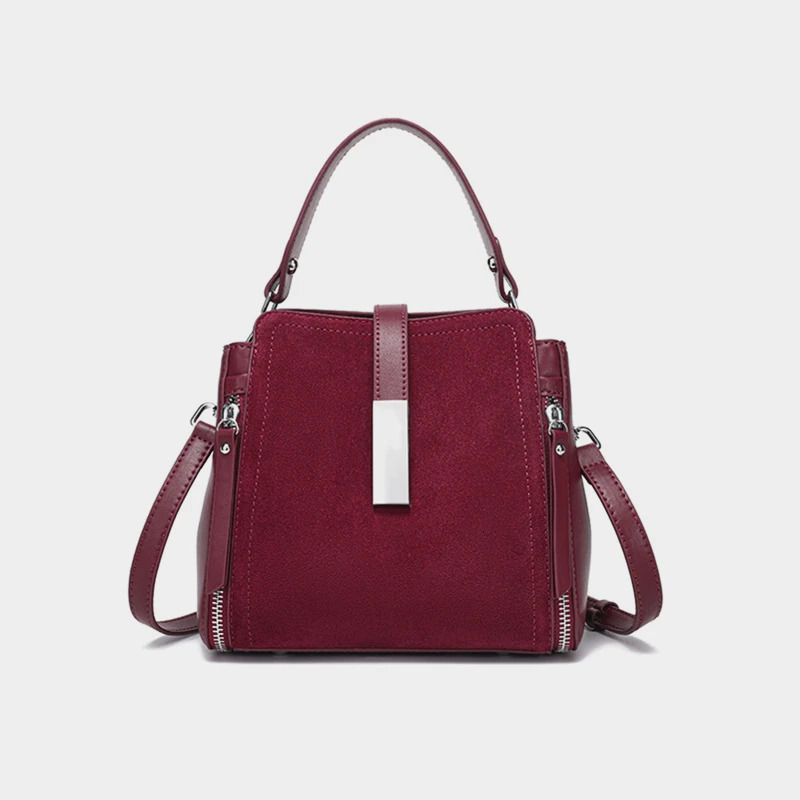 Hifashion Suede Cow Genuine Leather Small Shoulder Bags For Women 2025 Crossbody Purses Square Ladies Handbags 251018