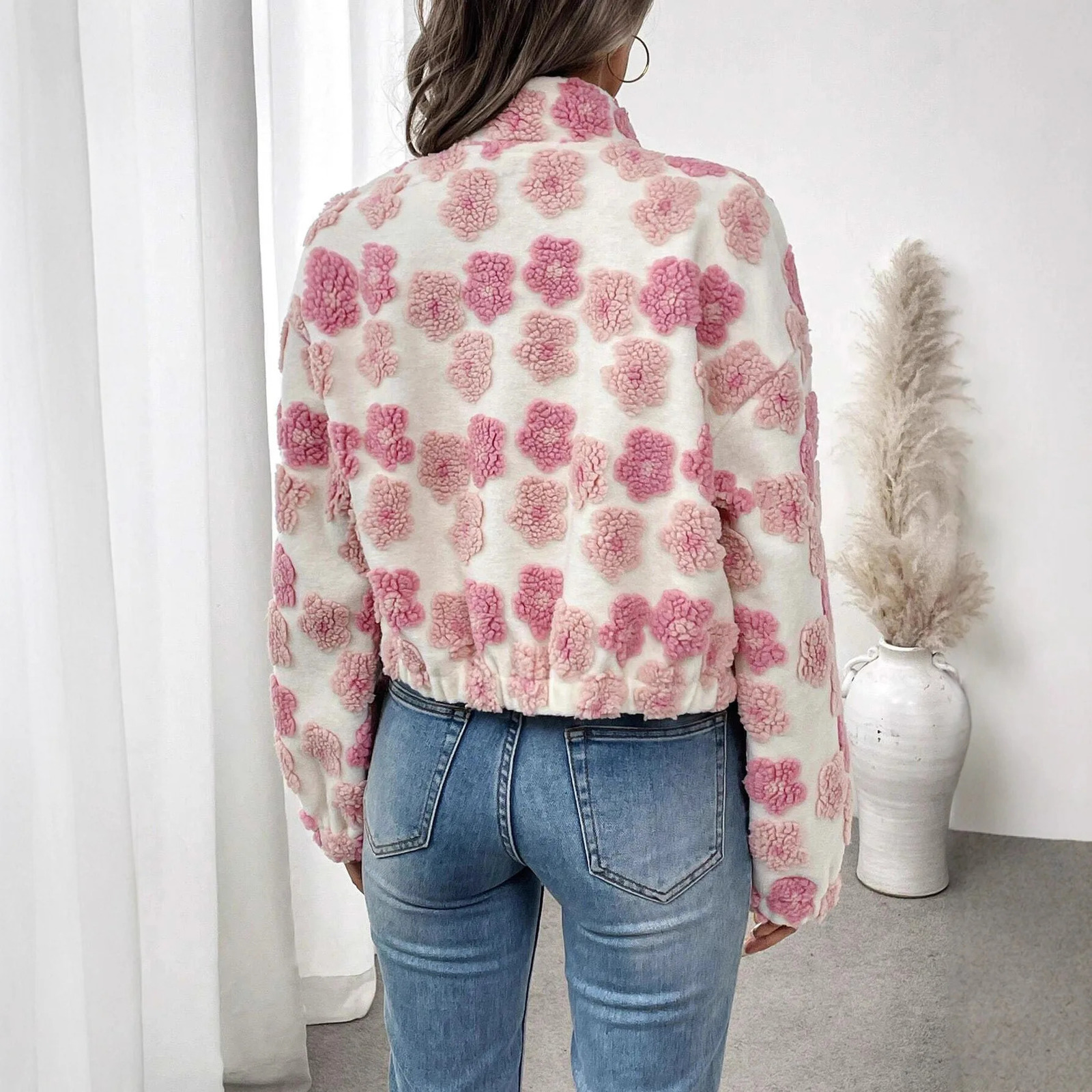 Autumn Winter Suede Jacket for Women Short Zipper Temperament Commuting Casual Versatile 251020