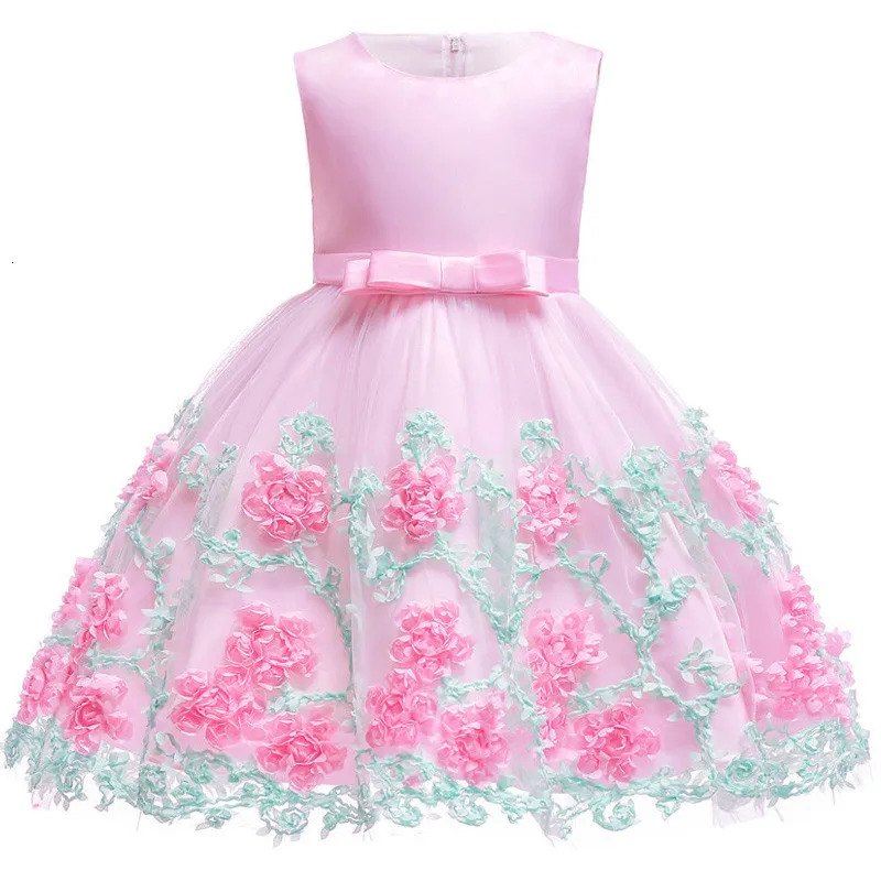 Baby Kids Tutu Birthday Princess Party Dress for Girls Infant Lace Children Elegant Dress Clothing for Girl Baby Girls Clothes 251023