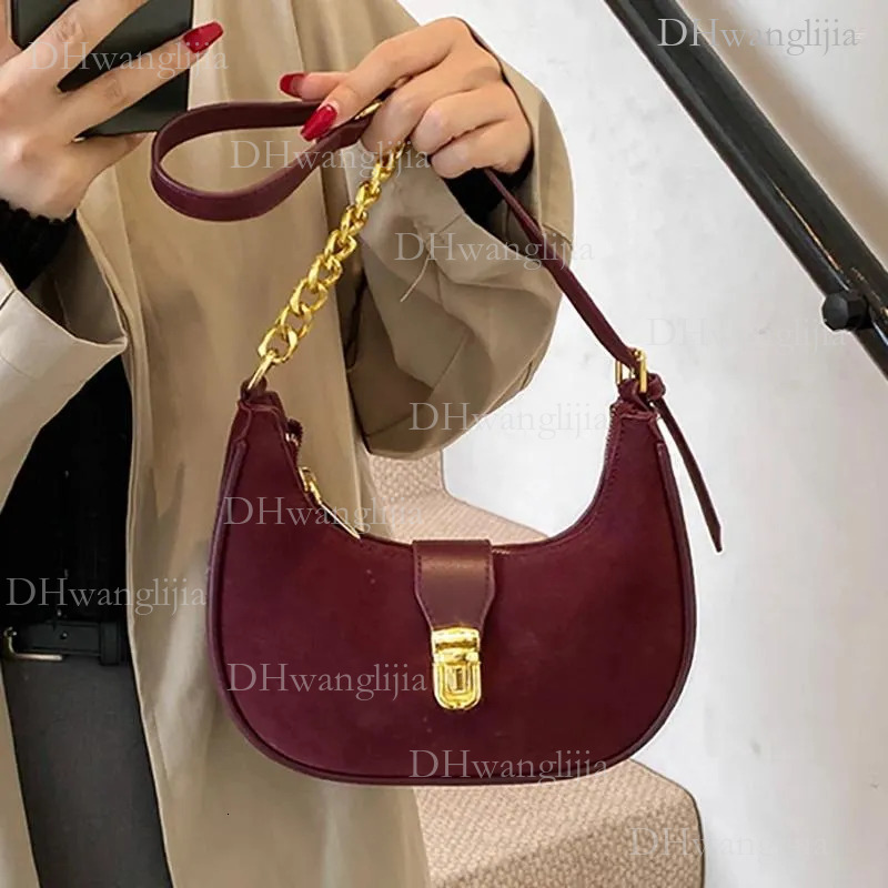 DHGM Totes Women's Red Bags Autumn Winter Pu Leather Solid Zipper One Shoulder Bag Vintage Commuting Versatile Ladies Crossbody Purses 8d19