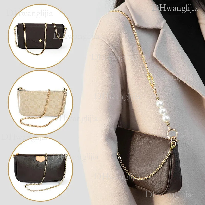 DHYMX WUTA designer bag Metal Chain Transformation Bag Strap Replacement Underarm Crossbody Shoulder Handbag Extension Chains DIY Accessories 240809