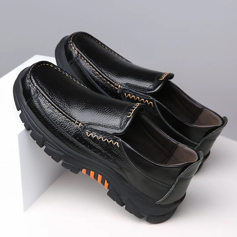 2pcs Leather Shoes for Men Wedding Formal Oxfords Business Casual Office Work Shoes for Men Classic Pointy Dress Shoes 251023