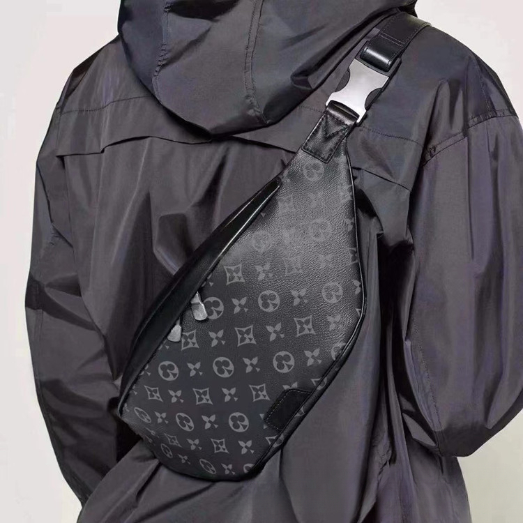 Designer bag, men's chest bag, waist bag, luxury wallet, fashion brand, classic leather crossbody bag, fashionable shoulder bag, checkered men's backpack