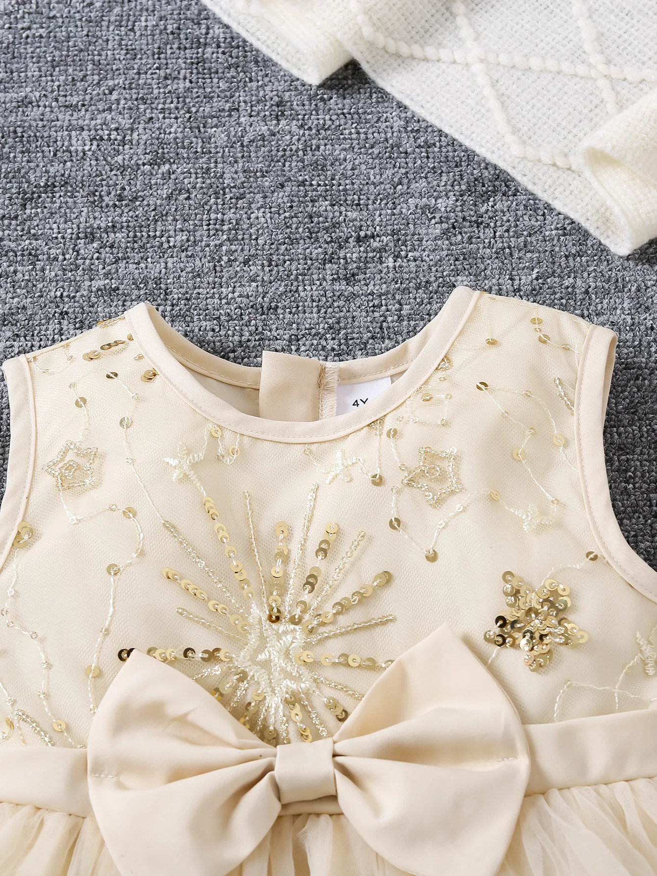 Girls summer highend beaded embroidery cake gauze skirt Fashion Princess dress gauze skirt 251023