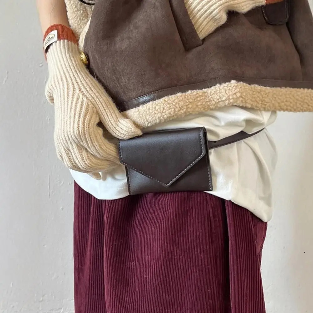 Elegant Leather Waist Belt Bag For Women Crossbody Waist Purse Fanny Pack Evening Clutch Mini Handbag Detachable Soft Leather 251023