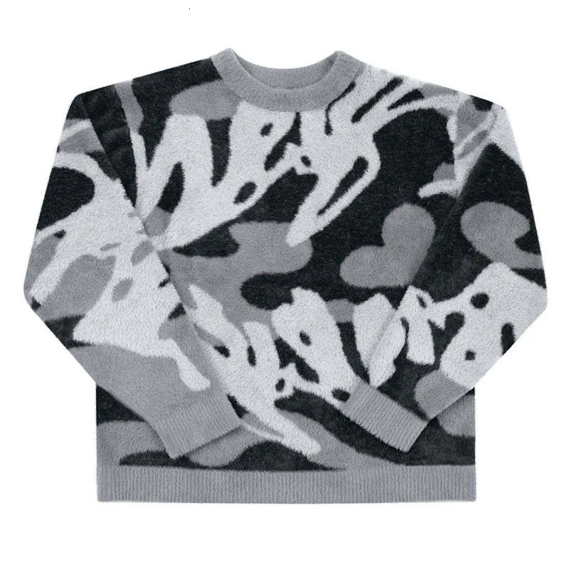 Autumn And Winter Men Women Casual Knit Pullovers Gothic Streetwear Hip Hop Fashion Long Sleeve Vintage Round Neck Sweaters 251020