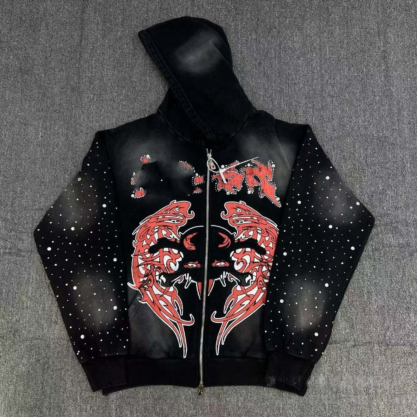 Lost Intricacy Men's designer hoodie Zipper sweatpants Diamond Wash designer shirt Vintage tracksuit men Casual pants Oversized jacket Sweatshirt