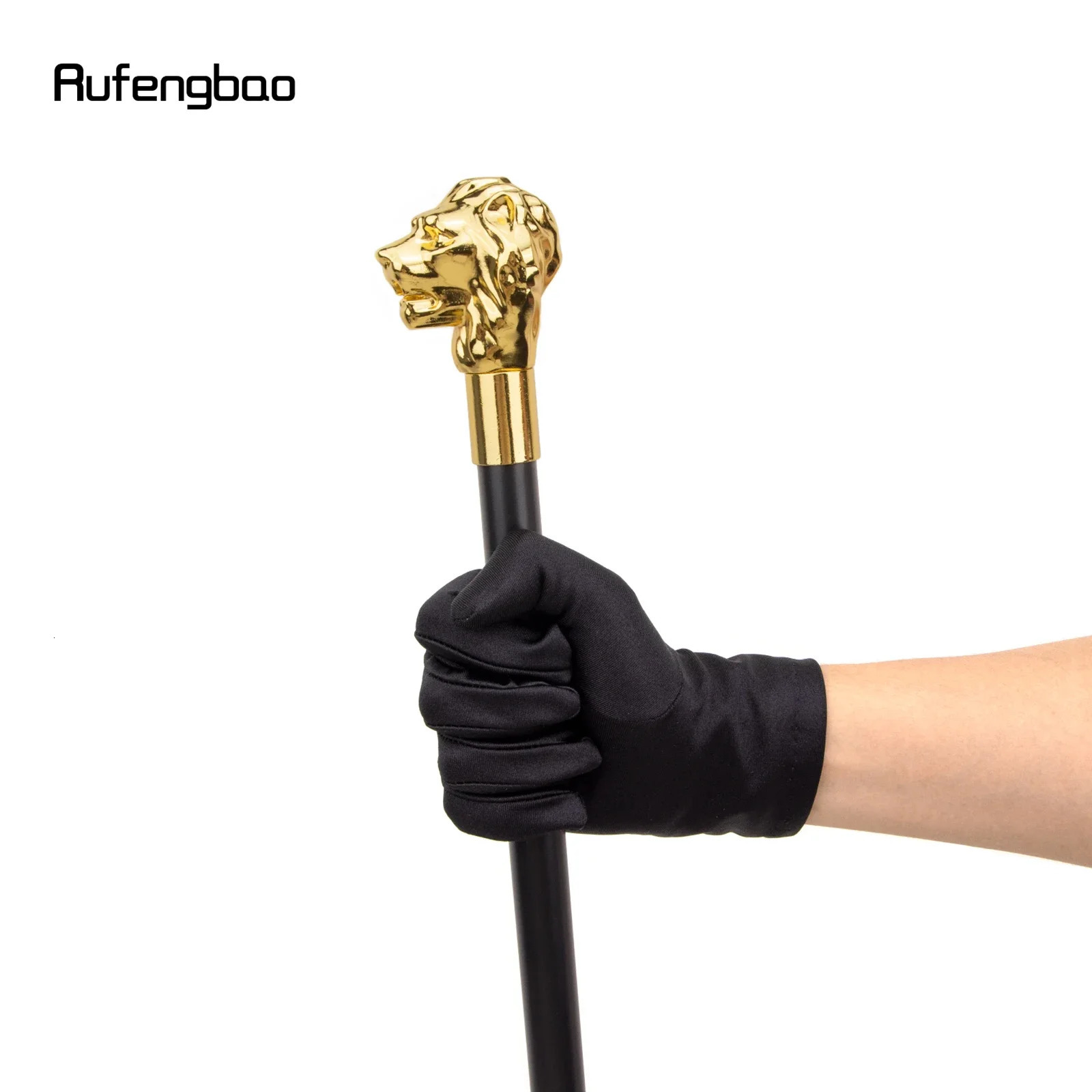 Gold Lion Head Handle Fashion Walking Stick for Party Decorative Walking Cane Elegant Crosier Knob Walking Stick 93cm 251022 - view 7