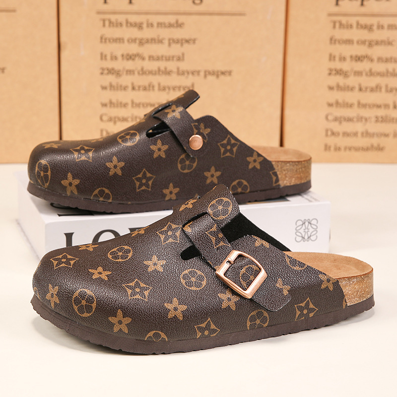 Designer shoes 2025 new autumn fashion slippers classic home and outdoor cork shoes for men and woman size 36-45