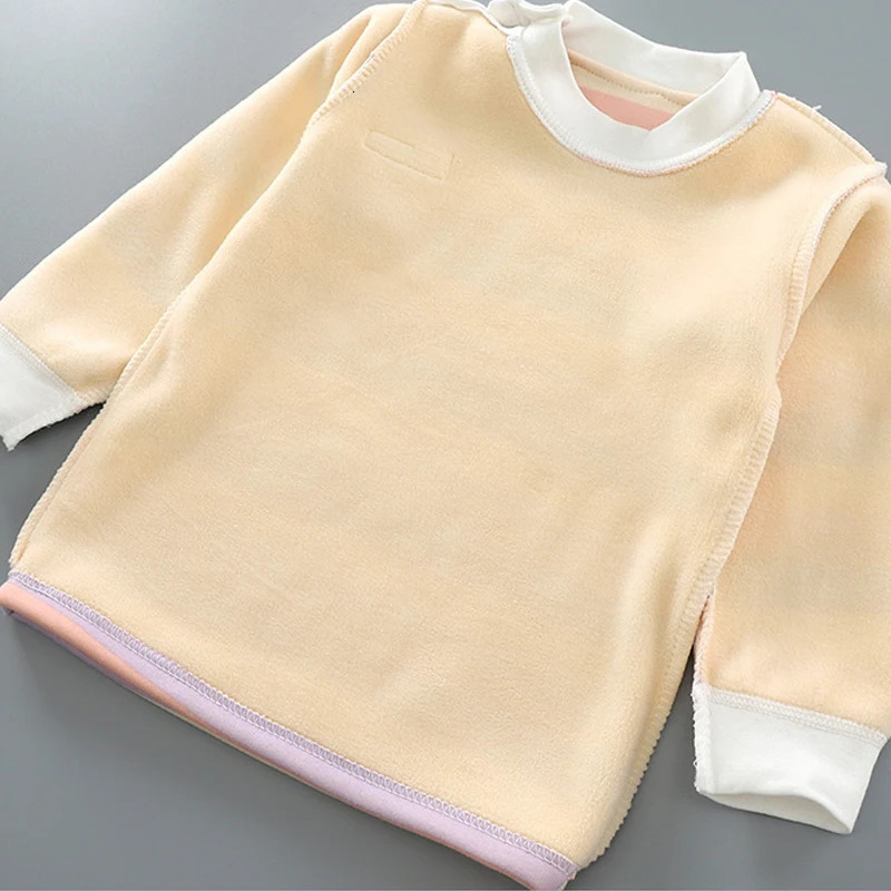 Thicken Warm Plush Children Sets Kids Clothes Boy Girl Underwear Suits Autumn Winter Children Clothinn 251023
