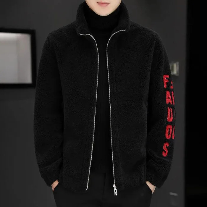 Heavyweight Sherpa Hoodies for Men Thick Fleece Lined Full Zip Up Winter Warm Sweatshirts Work Jackets 251023