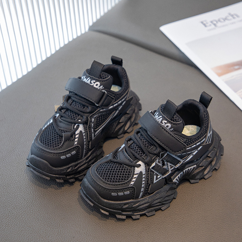 Designer Shoes Children's shoes, Breathable mesh, Girls' sports shoes, 2025 Autumn New style, fashionable soft-soled, anti-slip casual shoes, Free shipping