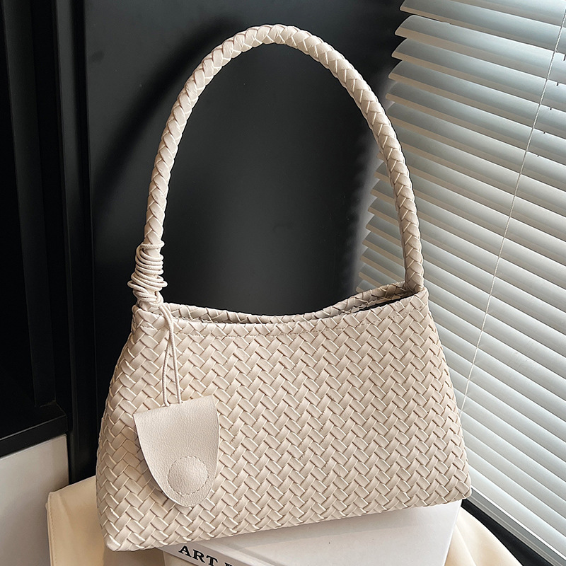 Luxury Brand Designer Bag Korean Niche Handwoven Underarm Bag For Women Fashion Casual Handheld Mother-Daughter Bag Large Capacity Shoulder Bag For Wo