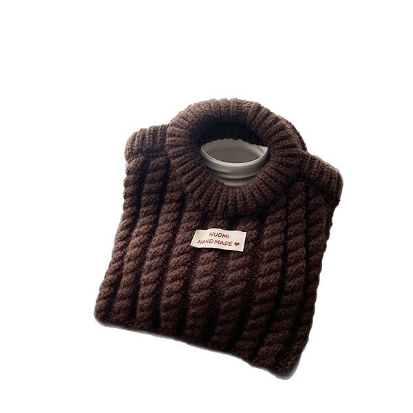 Autumn and winter new Japanese retro woven handbag designer hand woven girls' travel handbag