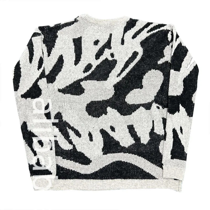 Autumn And Winter Men Women Casual Knit Pullovers Gothic Streetwear Hip Hop Fashion Long Sleeve Vintage Round Neck Sweaters 251020