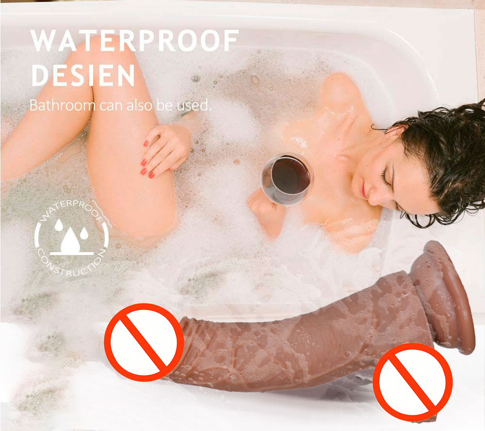 Sturdy Real-Life Silicone Vibrator - Large Size With Secure Suction Base Attachment
