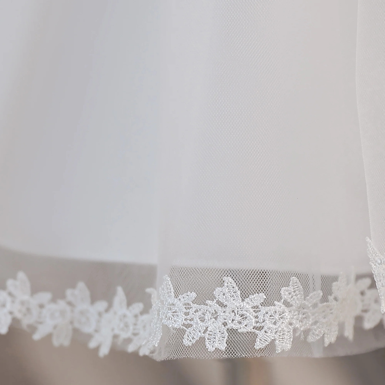 Elegant Flower Baptism Party Girls Dress 2pcs Lace Wedding Bridesmaid Prom Dresses Girl Gala Tulle Birthday Princess Kids Clothe 251023