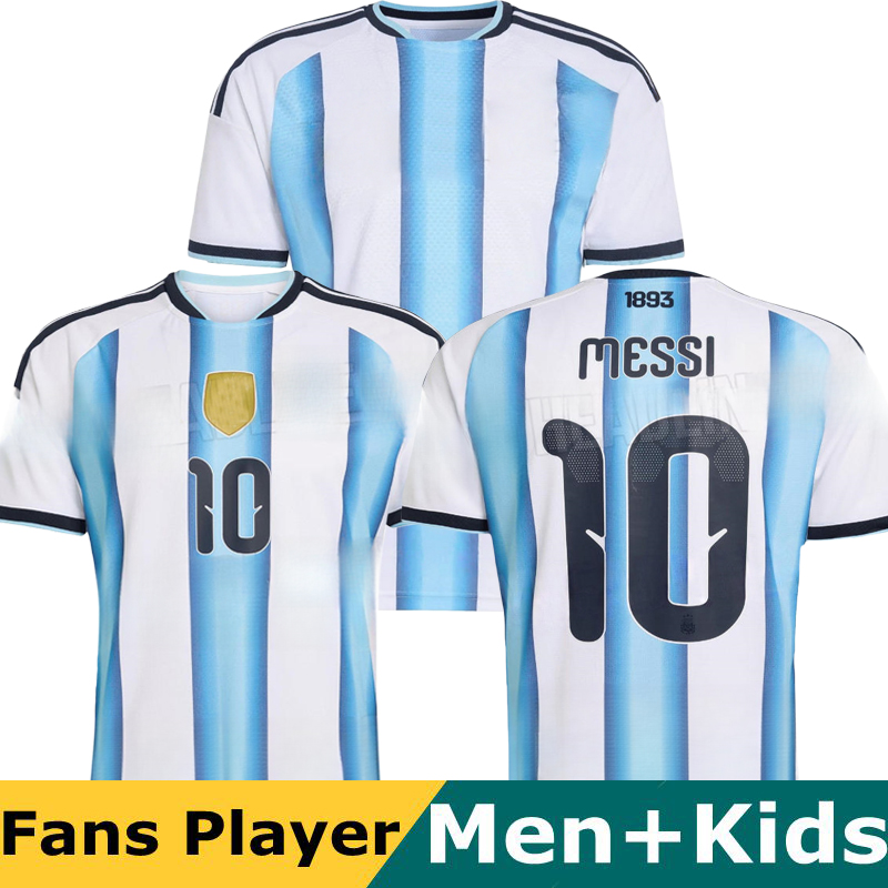 50th anniversary 2025 2026 Argentina Soccer Jerseys MESSIS GARNACHO DE PAUL aRgENTIna National Team MARTINEZ Maradona Football Shirts 24 25 DI Maria Kids