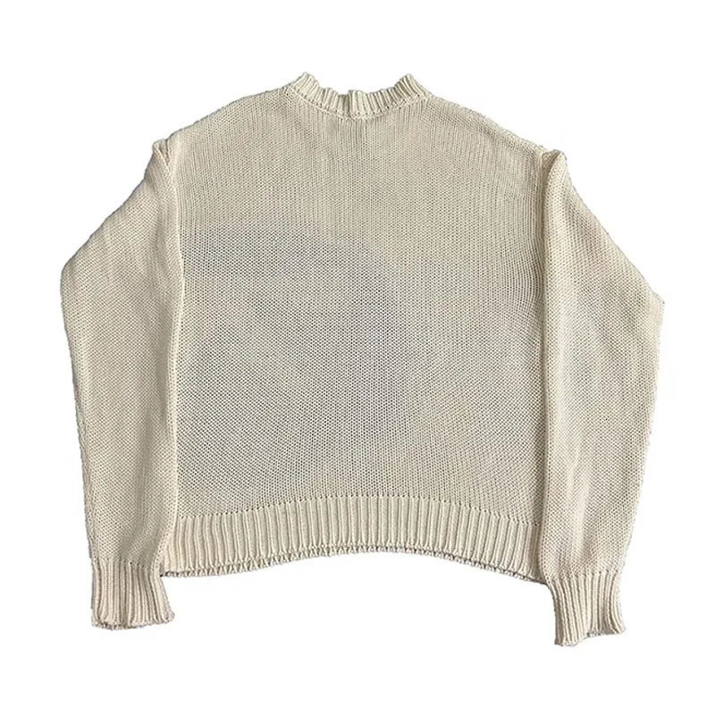 Punk Mens Knit Streetwear Aphex Twin Sweaters Hip Hop Winter Casual Harajuku Clothes Pullover Goth Vintage Tops Y2k Jumper Coat 251020