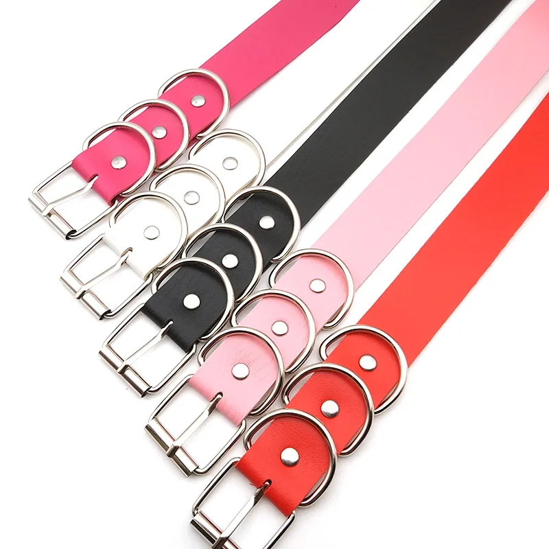 30MM Sexy Punk Rhinestone Letters Customized Collar Choker Necklaces Men Women Goth BDSM Role Age Cosplay Chocker Party Jewelry 251023