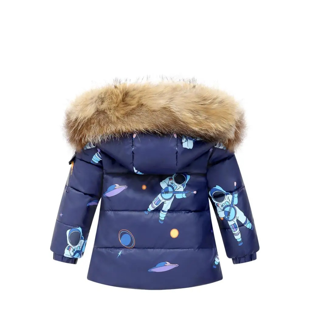 OLEKID Winter Children Clothing Set 30 Degree Down Jacket For Girls Baby Boy Jumpsuit Kids Overalls Boys Outerwear Coat 251023