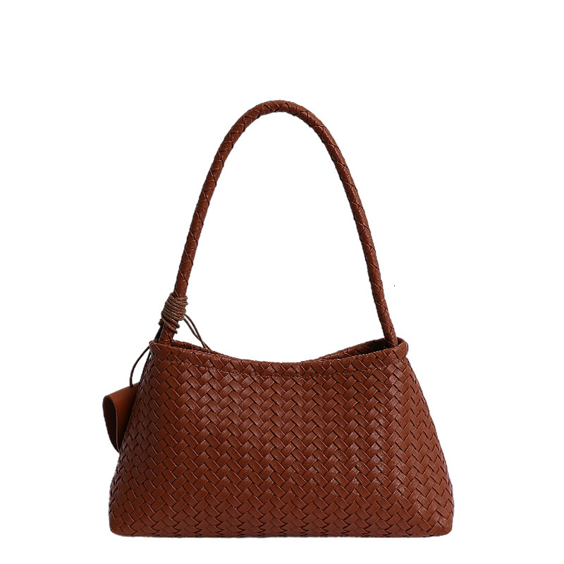 Luxury Brand Designer Bag High-Quality Textured Light Luxury Woven Pattern Underarm Bag For Women 2025 New Baguette Bag Casual Commuter Shoulder Handb