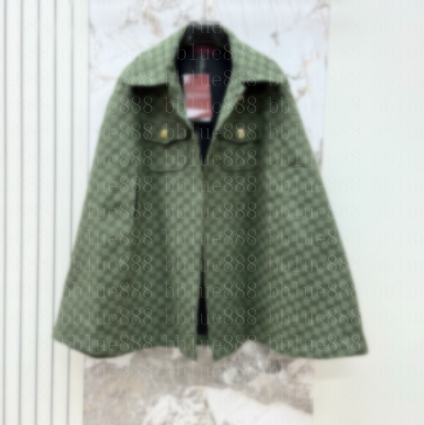 Womens Cape Designer women overcoat 3 color Trench Coats lady Cloak Jacket letter Print A-line slimming shawl top Wrap-Around clothing