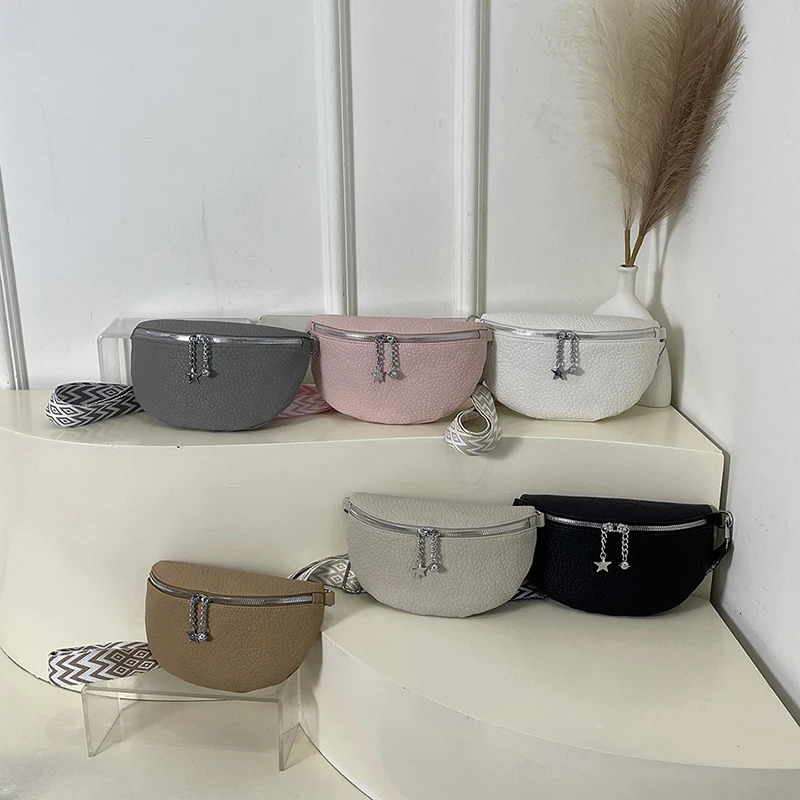 Fashion Waist Bag Soft Leather Women Fanny Pack Chest Pack Belt Bag Casual shopping Shoulder Crossbody Bags Phone purse 251023