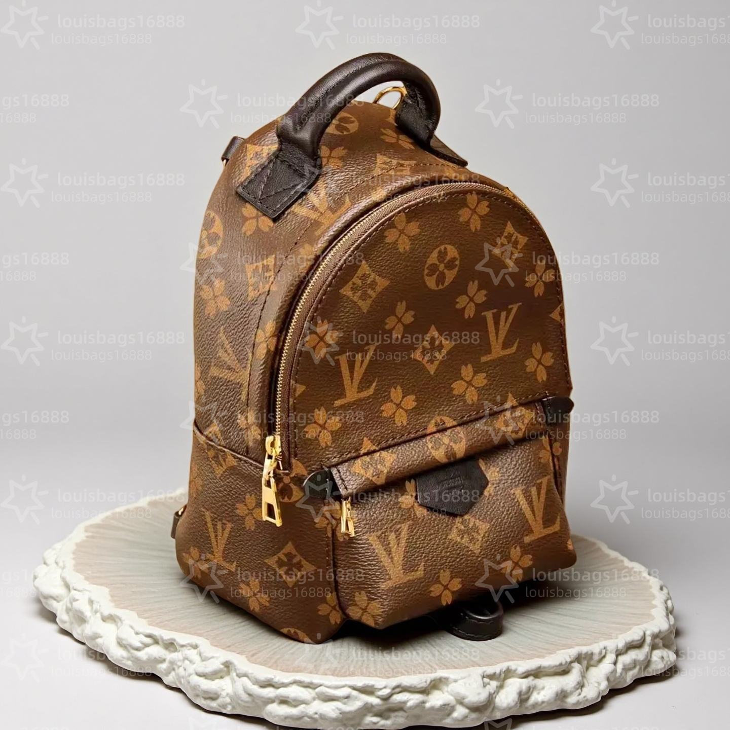 10A designer backpack for women Palm Springs luxury mini backpack brown leather backpacks bookbag back packs school bag student kids children class backpacks