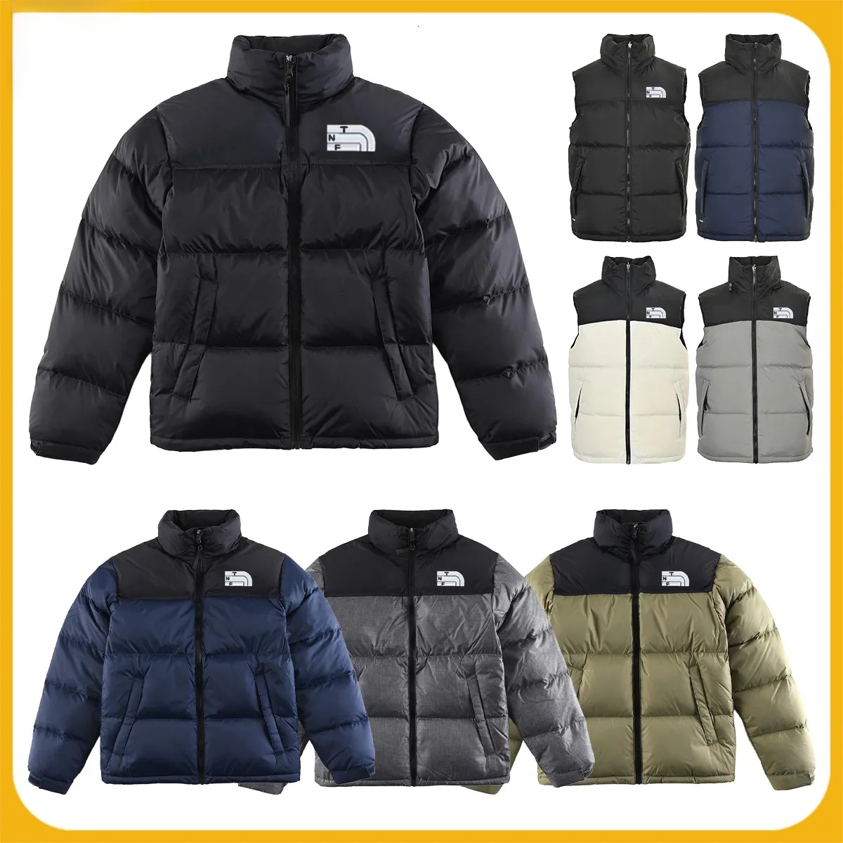 Designer Northen Face Facejacketdesigner Doudoune Down Vest Mens Coats Winter Jacket Veste Homme Puffer Coat Manteau 1B