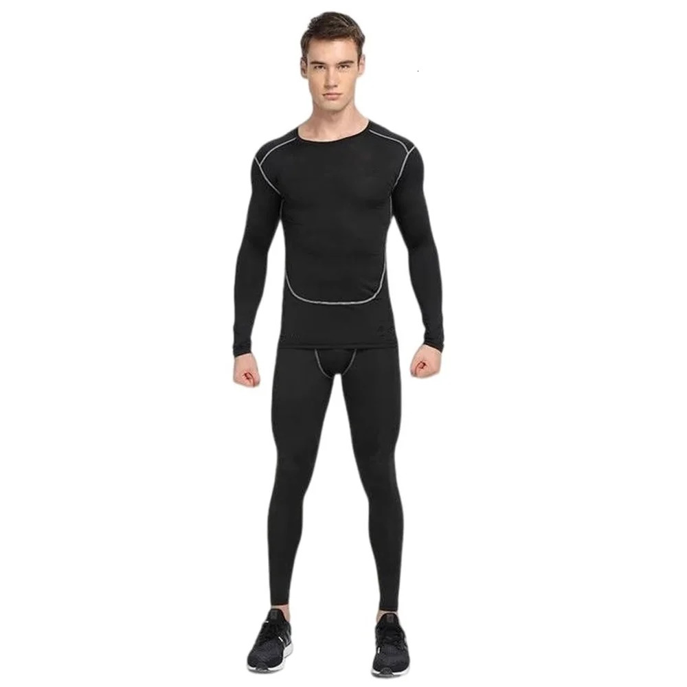 Winter Thermal Underwear For Men Keep Warm Long Johns Base Layer Sports Fitness leggings Tight undershirts 251024