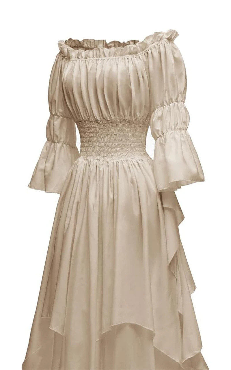 Womens Gothic Witch Dress Medieval Renaissance Costume Victorian Dress 251023