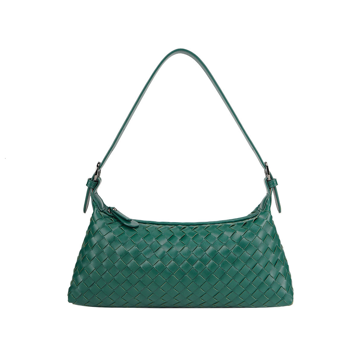 Luxury Brand Designer Bag HERMIN Woven Bag High-End Feel Women's Underarm Baguette Bag Shoulder Bag Women's Handbag Crossbody Bag 5003