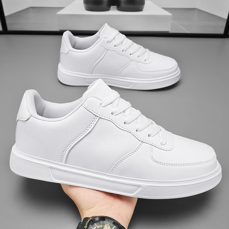 Classic White Sneakers for Men Women Comfort Leather Sneakers Skateboarding Sports Shoes Big Size 47 Men Trainers Basket Homme 251023