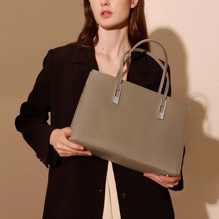 Luxury bag Genuine Leather Large Capacity Commuting New Top Layer Cowhide Tote Bag Fashion Versatile Women s Handbag