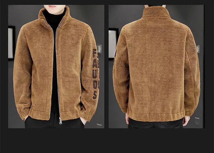 Heavyweight Sherpa Hoodies for Men Thick Fleece Lined Full Zip Up Winter Warm Sweatshirts Work Jackets 251023