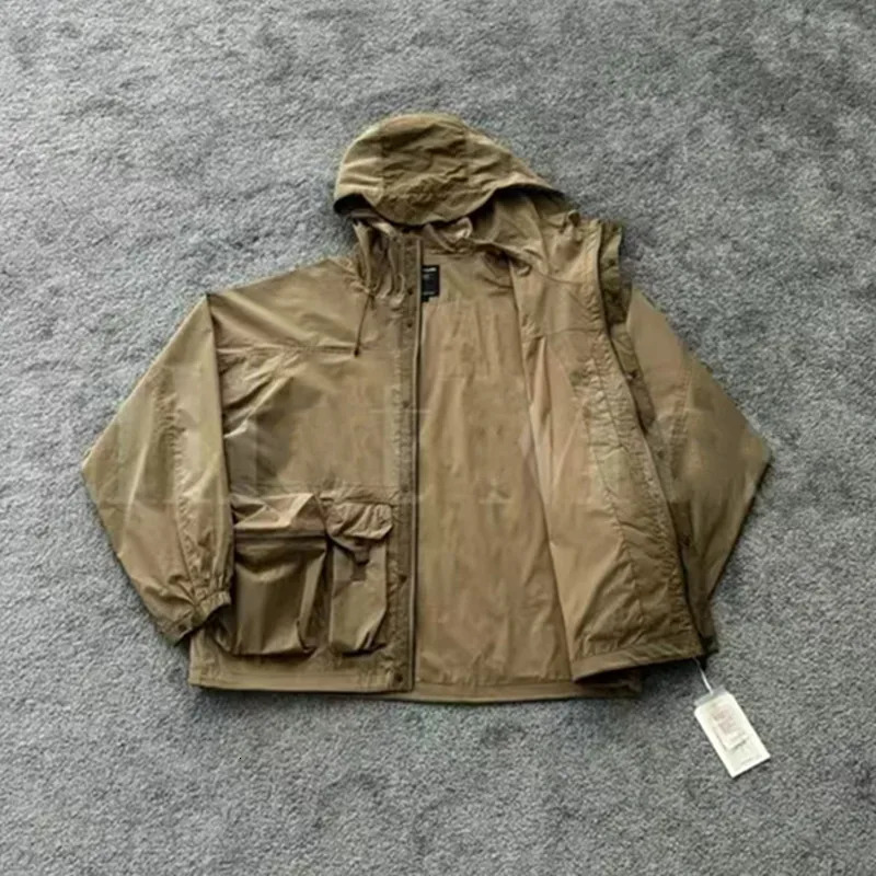 Military Style Threedimensional Pocket Improved Workwear Jacket Mountain Outdoor Hooded Trekking Hiking Camp Travel Stormsuit 251021 - view 4
